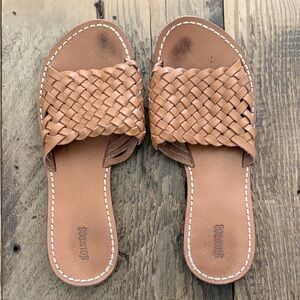 Soludos Woven Tan Sandals